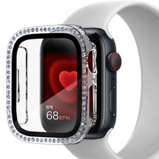 VENTOSA Apple Watch 全包覆水晶保護殼, 1個, 透明