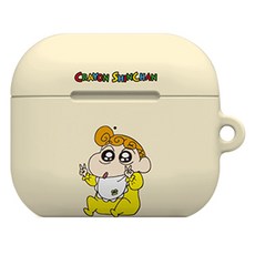 COQUAD 蠟筆小新 硬殼保護套, AirPods 4代, 1個, 小葵