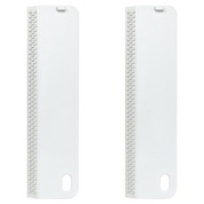 World Clean 雙頭手持矽膠迷你刮水器, 2個, 白色