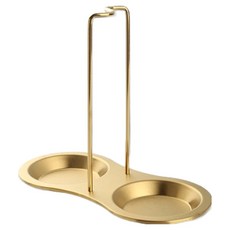 Skawiz 不鏽鋼湯勺架, 金色, 1個