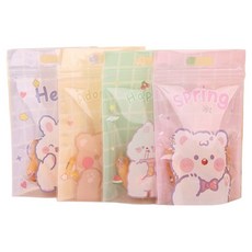 Maket Gamseong 可愛手提禮物袋 4款 x 24入 + 4入 隨機出貨組合, 1套, 軟綿綿