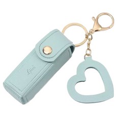 漂亮的印章盒 + 鑰匙圈套組, 藍色