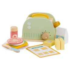 TOOKY TOY 拓客 原木烤麵包機家家酒玩具組 272, 1套, 混合顏色