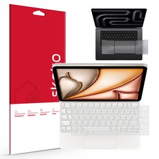 스코코 아이패드에어 11 M3 7세대 매직키보드 슬림 TPU 키스킨 한글판 터치패드 + 팜레스트 필름 세트