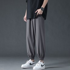 남성용 가벼운 스판 밴딩 조거 팬츠 25S009