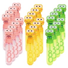 酸甜青蛙肥皂泡泡, 24個, 混色