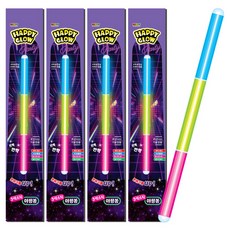 Happy Glow 三色螢光棒, 隨機出貨, 5個