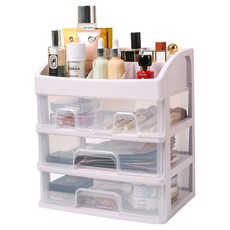 NURIVE 多用途桌面整理收納盒 3層, 白色, 1個