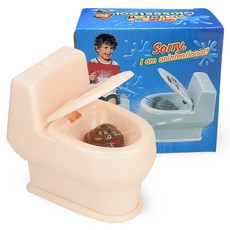 스투피드 비에이비오 속았다 변기 모형 물총, 혼합색상, 1개