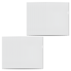 攜帶型文件保護透明L型文件夾 A4, 20個, 透明