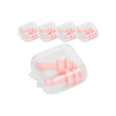 Polar彩色矽膠耳塞 粉色, 5個, 2入