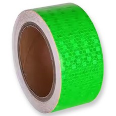 TIS 高亮度蜂巢反光膠帶, 綠色, 1個