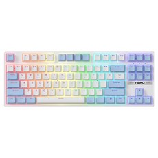 ABKO 可換軸電競機械式有線無數字鍵盤, 茶軸, K480, 天空