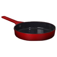 코렐코디네이츠 인덕션 무쇠 애슐리 프라이팬 레드 440mm, 1개, 22cm