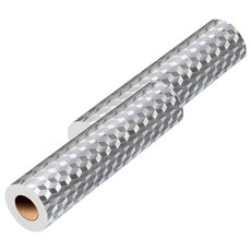 I AM DAYS 廚房防油汙加厚鋁箔貼紙 S, 銀色, 2個