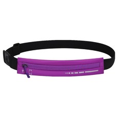 Tapony 彈力口袋跑步腰帶, 1個, 紫色