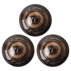 ButtonKing 高級鍍金鈕扣 18mm, 黑金色半光, 3個