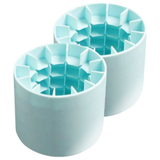 按壓即取製冰盒, 藍色, 2個