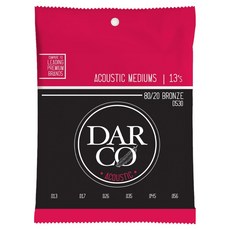 DARCO 80/20 青銅 Medium 民謠吉他弦, 單一顏色, 1個, D530