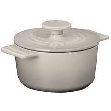 코렐코디네이츠 인덕션 무쇠 애슐리 미니 양수냄비, 아이보리, 1개, 14cm