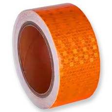 TIS 고휘도 벌집 반사테이프, 오렌지, 1개