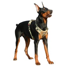 MAAH 狗狗中型大型Y型Ultra胸背帶, 卡其色, 1個