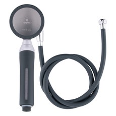 IOnpOLIS 優質彩色蓮蓬頭+淋浴軟管1.5m組, 黑色, 1組