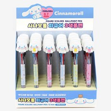 三麗鷗卡通明星 大耳狗喜拿 公仔三色原子筆, 混合顏色, 30個