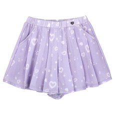 페리미츠 여아용 하트전판 4부 치마바지 P2522P270