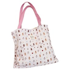 머니풀 가벼운 애니멀 프린트 데일리 기저귀 가방, 핑크 디저트베어