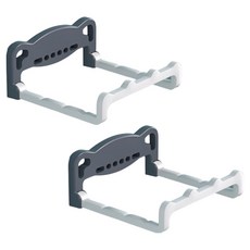 Homdam 浴室洗臉盆掛架, 2個, 灰色