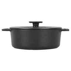 CorelleCoordinates 電磁爐鑄鐵Ashley砂鍋, 黑色, 1個, 22cm