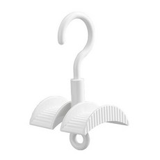 SP SAUCE 360度旋轉掛勾 包包專用，白色，節省空間，肩帶止滑不變形, 1個