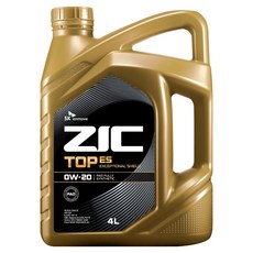 지크 SK엔무브 탑 ES 엔진오일, 1개, 0w20, 4L