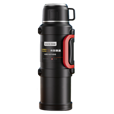 316保溫壺 耀石黑 大容量長效保溫保冷不鏽鋼水壺, 1個, 2.5L