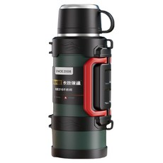 316保溫壺 軍綠色 長效保溫保冷不鏽鋼水壺, 1個, 3.2L