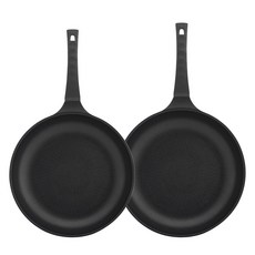 더블더블유 IH 인덕션 후라이팬 세트 2개, 다크그린, 1세트, 후라이팬 28cm + 30cm
