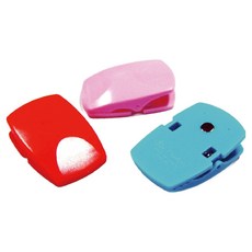 바이하츠 파티션 자석집게 3종 세트, 핑크, 파랑, 빨강, 1세트