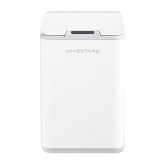 NINESTARS 納仕達 防潑水感應垃圾桶 10L DZT-10-35S, 白色