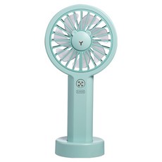 ILWOO LED 무소음 휴대용 선풍기 미니, IW-Q77, 민트