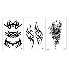 Starium 潮人感性派對度假紋身貼紙3件組, 1套, D