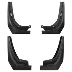 슈피겐 테슬라 모델3 머드가드 자동차 흙받이 머드플랩 전면2p + 후면 2p 세트 TO300 ACP04511, 블랙, 1세트