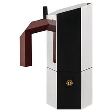 ALESSI Menhir 濃縮咖啡壺 3杯份 MA01/3, 銀棕色, 1個