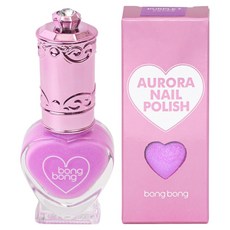 봉봉프렌즈 수성 반짝이 오로라 매니큐어, 오로라퍼플, 1개