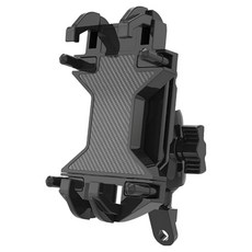 八爪機車手機支架 Y型後視鏡款, 黑色, A02