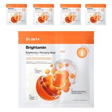 닥터자르트 브라이타민 브라이트닝 플럼핑 마스크, 1개, 5개입