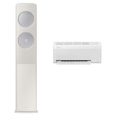 삼성전자 62.6㎡(19평) + 18.7㎡(5.7평) BESPOKE AI 무풍 클래식 홈멀티형 에어컨 AF70F19D24ER1T + 리모컨 세트 방문설치, 일반배관형