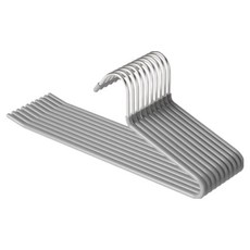 데보코 논슬립 바지걸이, 그레이, 10개