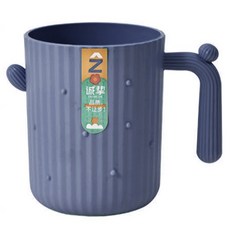 Second Best 仙人掌手柄漱口杯 400ml, 藍色, 1個