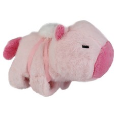 아트조이 꼬리펠러 카피바라 팔찌 인형, 8cm, 핑크, 1개